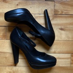 Cole Haan Nike Air Platform Mary Jane Pumps Size 7